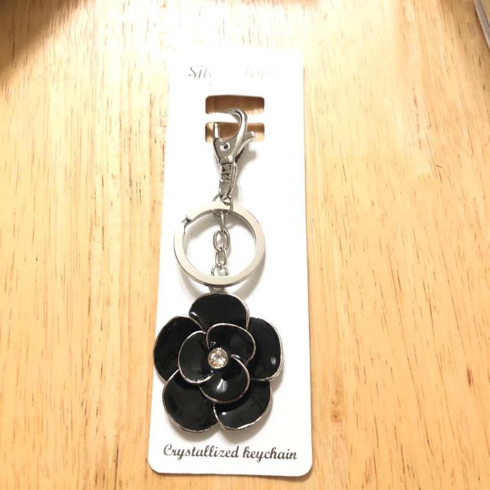 Flower Enamel Keychain